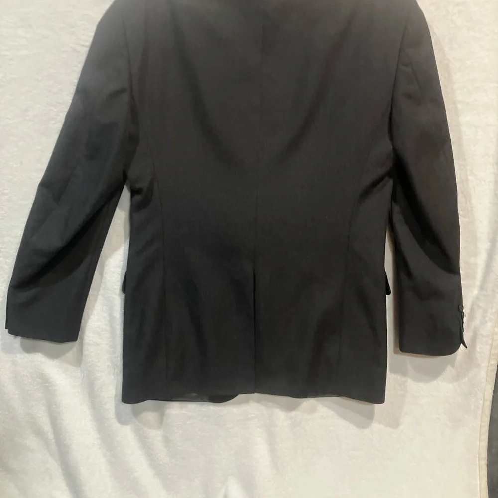 Stafford Mens Charcoal Gray Two Button Notch Lapel Blazer Sport Coat‎ Jacket 42L